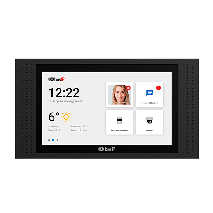 Відеодомофон BAS-IP AT-07 Black Відеодомофон BAS-IP AT-07 Black