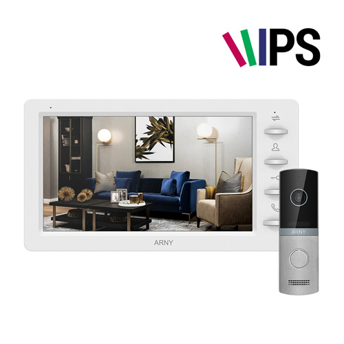 Комплект видеодомофона ARNY AVD-708 (2Mpx) IPS + ARNY AVP-NG230 (2Mpx)