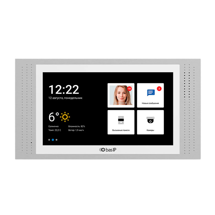 Видеодомофон BAS-IP AT-07 White