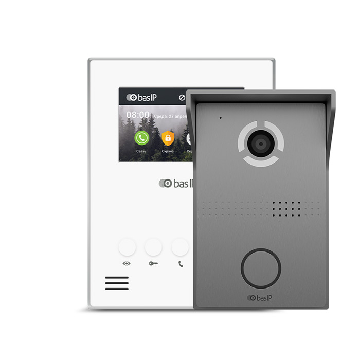 Комплект видеодомофона BAS-IP AU-04LA + AV-03D