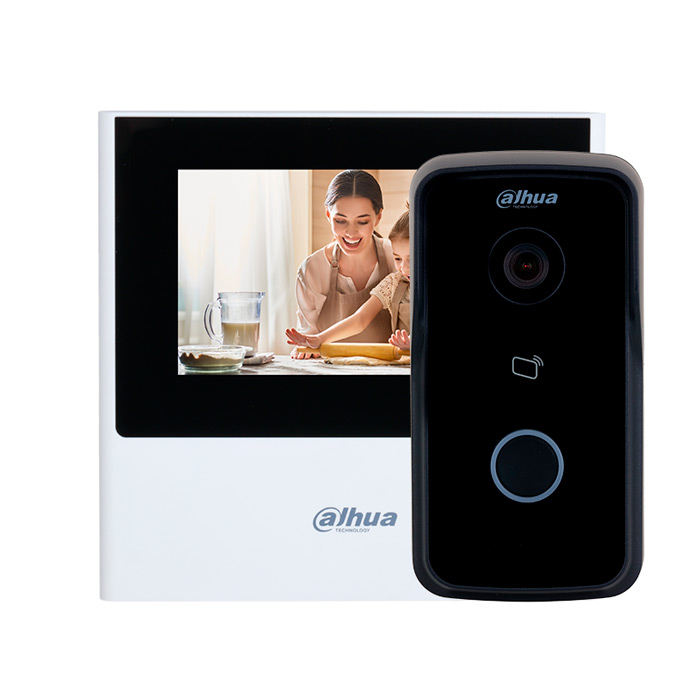 Комплект видеодомофона Dahua DHI-VTH2611L-WP + DHI-VTO2111D-P-S3 Комплект видеодомофона Dahua DHI-VTH2611L-WP + DHI-VTO2111D-P-S3