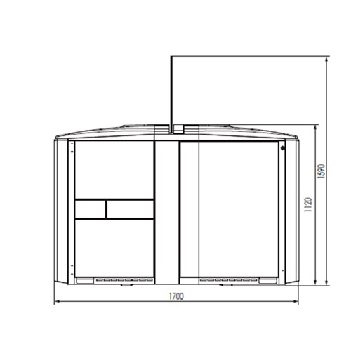 Турнікет вільного ходу Lot Style BG з високими стулками — фото 3
