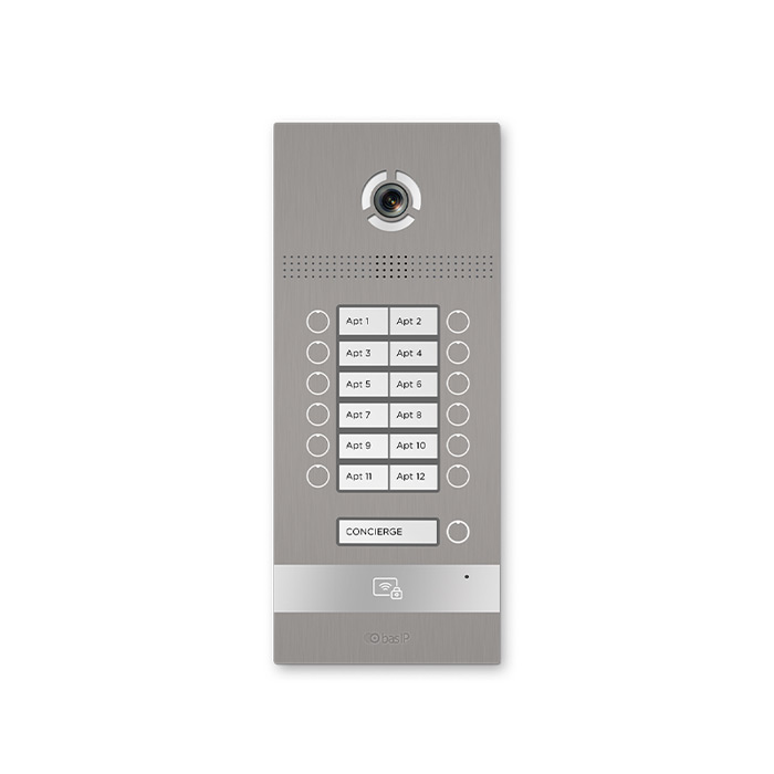 Панель виклику BAS-IP BI-12FB Silver Панель виклику BAS-IP BI-12FB Silver