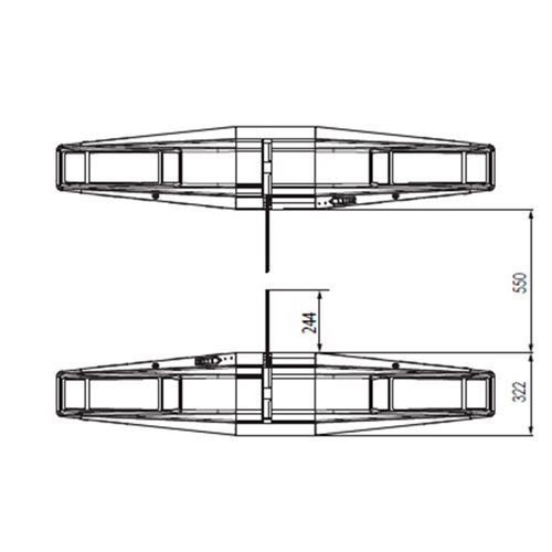 Турнікет вільного ходу Lot Style BG з високими стулками — фото 4