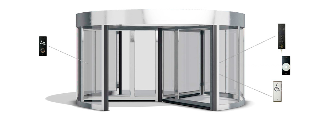 Карусельные двери ASSA ABLOY RD700