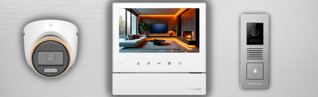 Комплект видеодомофона COMMAX CDV-70H2 + DRC-4PIP Комплект видеодомофона COMMAX CDV-70H2 + DRC-4PIP