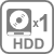 возможность установки 1 жёсткого диска HDD