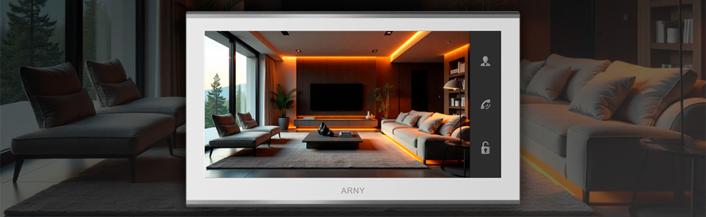 Видеодомофон ARNY AVD-730 (2Mpx) IPS