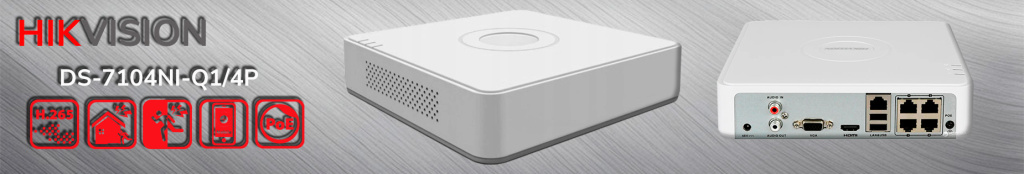 IP відеореєстратор Hikvision DS-7104NI-Q1/4P IP видеорегистратор Hikvision DS-7104NI-Q1/4P