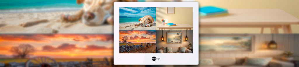 Видеодомофон NeoLight Alpha Hybrid