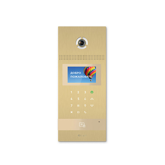 Купить Панель вызова BAS-IP AA-12FBI Gold в SmartEL Панель вызова BAS-IP AA-12FBI Gold