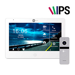 Комплект видеодомофона NeoLight Mezzo HD WF/Solo FHD Silver Комплект видеодомофона NeoLight Mezzo HD WF/Solo FHD Silver