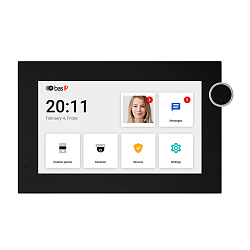 Відеодомофон BAS-IP AZ-07LF Black Відеодомофон BAS-IP AZ-07LF Black
