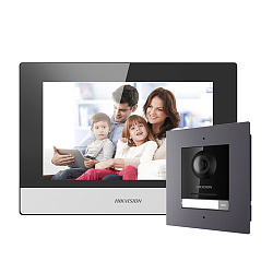 Комплект видеодомофона Hikvision DS-KH6320-WTE1 + DS-KD8003-IME1 Комплект видеодомофона Hikvision DS-KH6320-WTE1 + DS-KD8003-IME1