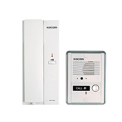 Комплект аудиодомофона KOCOM KDP-601A + MS-2D Комплект аудиодомофона KOCOM KDP-601A + MS-2D