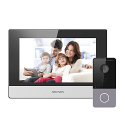 Комплект видеодомофона Hikvision DS-KIS603-P Комплект видеодомофона Hikvision DS-KIS603-P