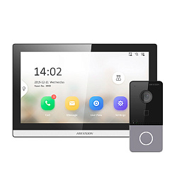 Комплект видеодомофона Hikvision DS-KH6350-TE1 + DS-KV6113-WPE1