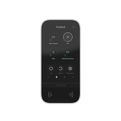 Клавіатура Ajax KeyPad TouchScreen біла Клавіатура Ajax KeyPad TouchScreen біла