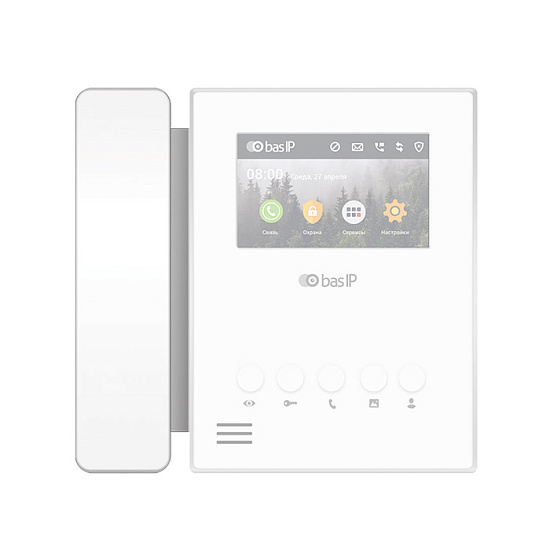 Купити Аудіотрубка домофонна BAS-IP SP-AU White в SmartEL Аудіотрубка домофонна BAS-IP SP-AU White
