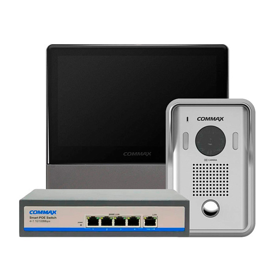 Комплект видеодомофона COMMAX CIP-70QPT + CIP-D20YS — фото 1