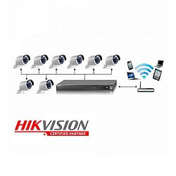 8 IP камер для паркінгу