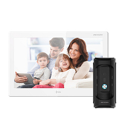 Комплект видеодомофона Hikvision DS-KH9510-WTE1 + DS-KB8113-IME1