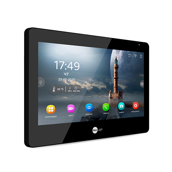 Видеодомофон NeoLight Mezzo Hybrid Black — фото 1