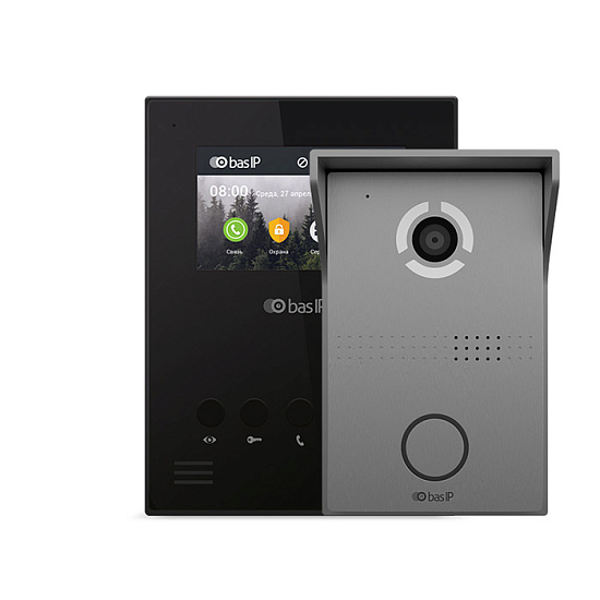 Комплект видеодомофона BAS-IP AU-04LA + AV-03D — фото 1