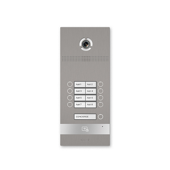 Панель вызова BAS-IP BI-08FB Silver