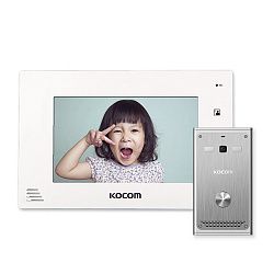 Комплект видеодомофона KOCOM KCV-A374 + KOCOM KC-Q81P