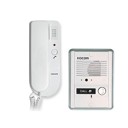 Комплект аудіодомофону KOCOM KDP-501A + MS-2D Комплект аудіодомофону KOCOM KDP-501A + MS-2D
