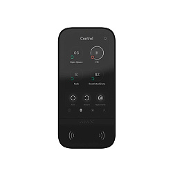 Клавіатура Ajax KeyPad TouchScreen чорна Клавіатура Ajax KeyPad TouchScreen чорна