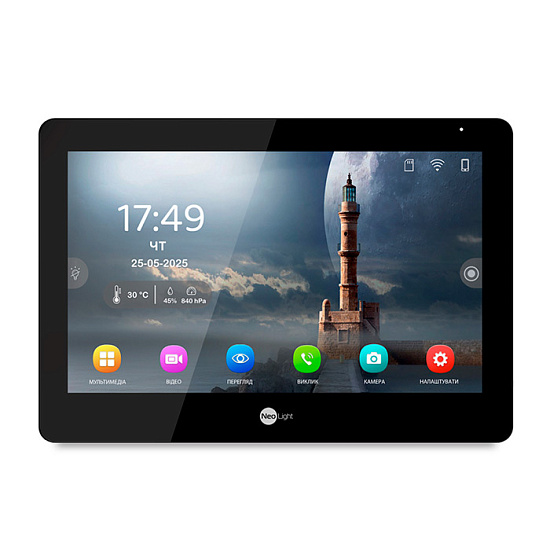 Видеодомофон NeoLight Mezzo Hybrid Black