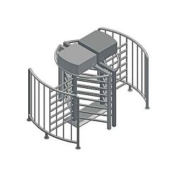 Турникет двухпроходной CYCLONE TWIN Турникет двухпроходной CYCLONE TWIN
