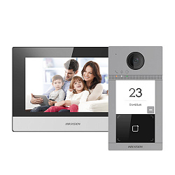 Комплект видеодомофона Hikvision DS-KIS604-P Комплект видеодомофона Hikvision DS-KIS604-P