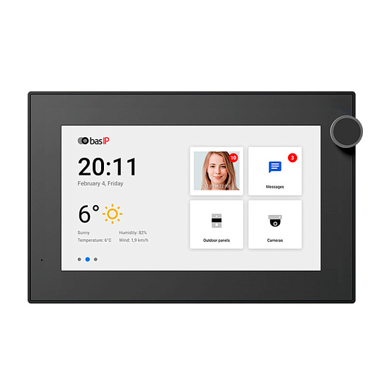 Відеодомофон BAS-IP AZ-07L Black