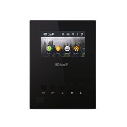Відеодомофон BAS-IP AU-04LAF Black Відеодомофон BAS-IP AU-04LAF Black