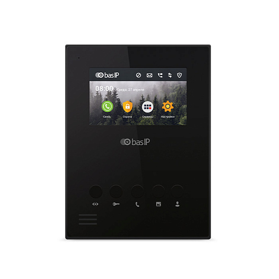 Видеодомофон BAS-IP AU-04LAF Black