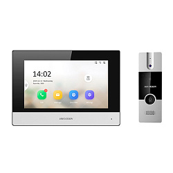 Комплект видеодомофона Hikvision DS-KIS302-P Комплект видеодомофона Hikvision DS-KIS302-P