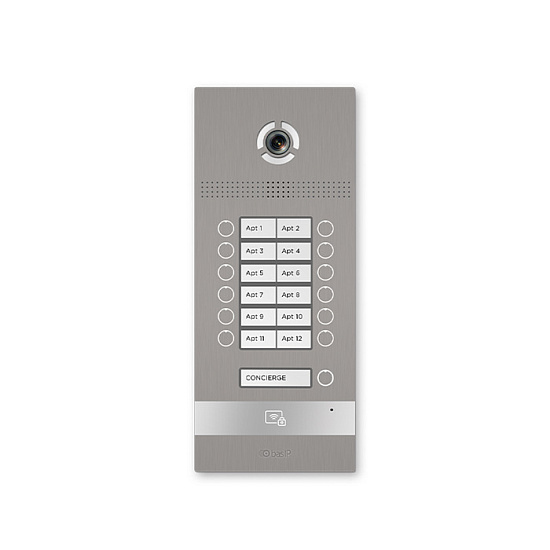 Купити Панель виклику BAS-IP BI-12FB Silver в SmartEL Панель виклику BAS-IP BI-12FB Silver