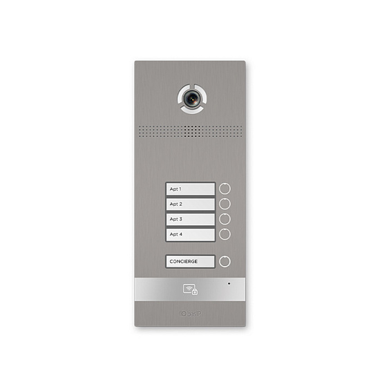 Купити Панель виклику BAS-IP BI-04FB Silver в SmartEL Панель виклику BAS-IP BI-04FB Silver
