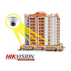 4 камеры для подъезда