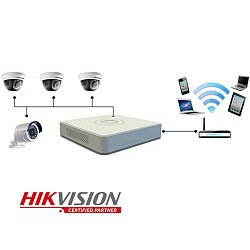 4 Turbo HD камеры в торговый центр 4 Turbo HD камеры в торговый центр