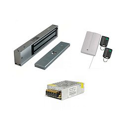 Комплект электромагнитного замка с радиоконтроллером Комплект электромагнитного замка с радиоконтроллером