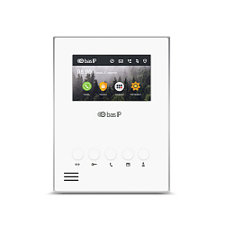 Відеодомофон BAS-IP AU-04LAF White Відеодомофон BAS-IP AU-04LAF White