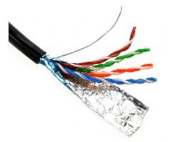 Кабель вита пара FTP CAT-5 зовнішній Кабель вита пара FTP CAT-5 зовнішній