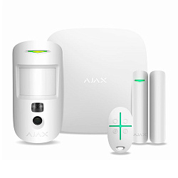 Комплект сигналізації Ajax StarterKit Cam білий Комплект сигналізації Ajax StarterKit Cam білий